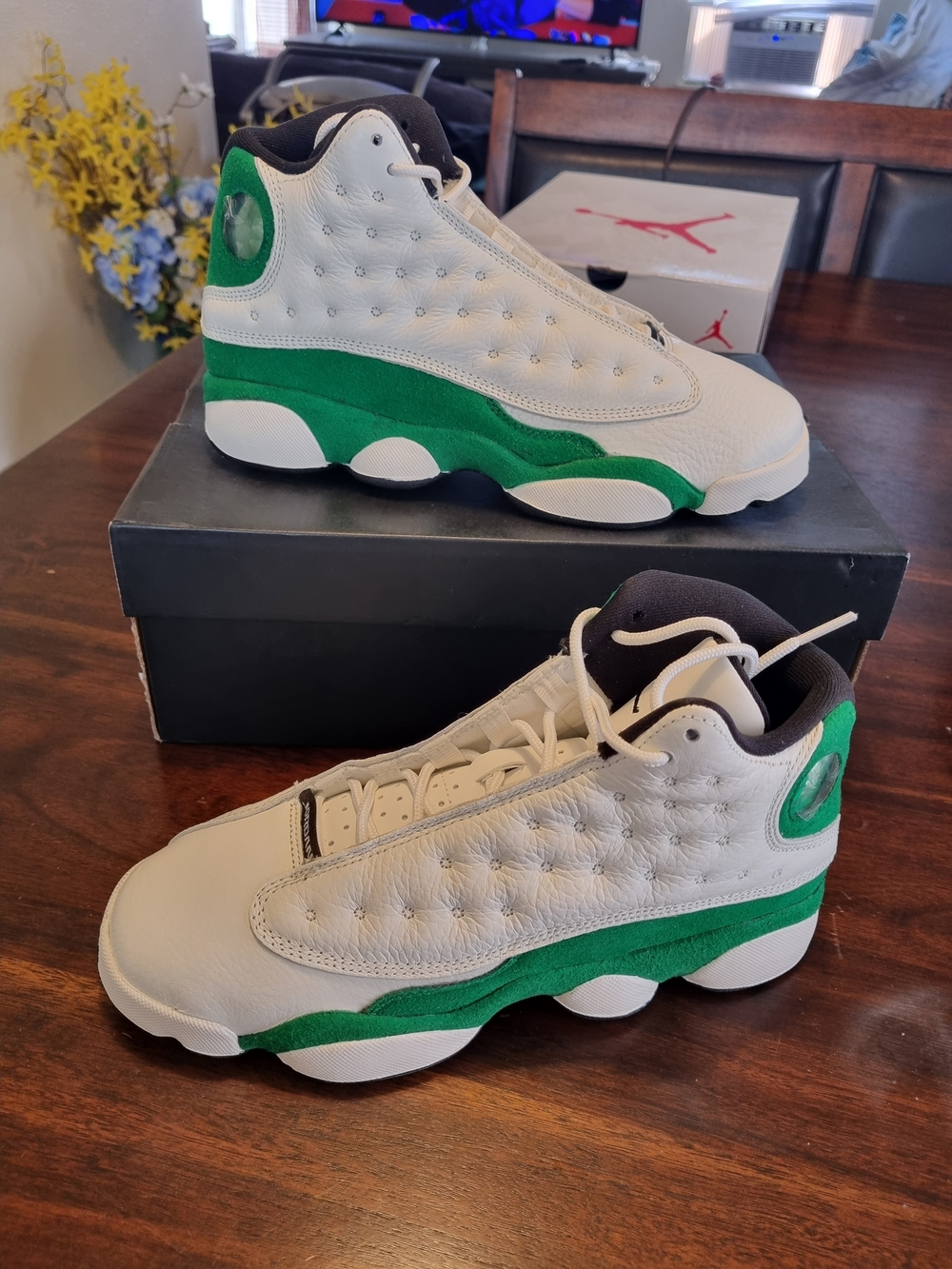 Nike Air Jordan 13 Retro Sail Pine Green (GS) 6.5Y